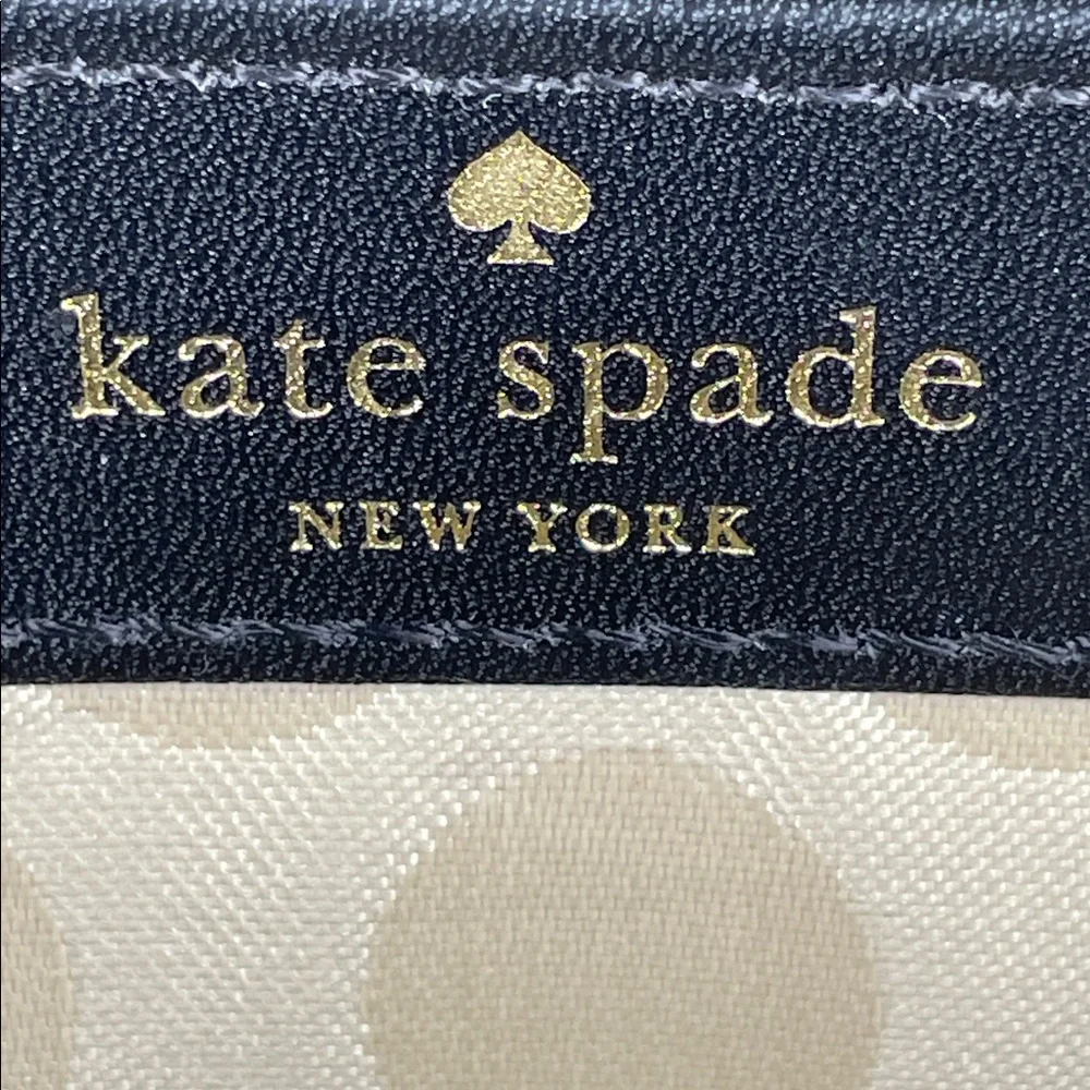 KATE SPADE New York Cedar Street Perforated Lacey Wallet Black Leather